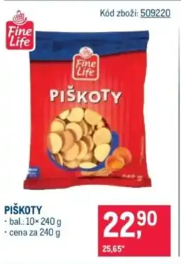 Makro Piškoty nabídka