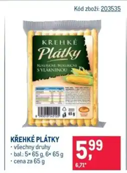 Makro Křehké plátky nabídka