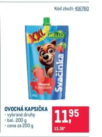 Makro Ovocná kapsička nabídka