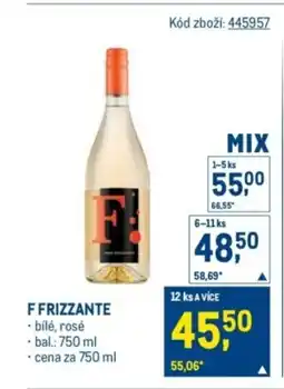 Makro F Frizzante nabídka