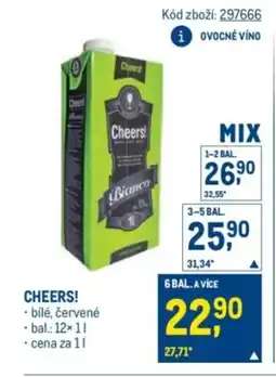 Makro Cheers! nabídka