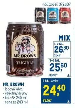 Makro MR. BROWN nabídka