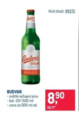 Makro Budvar nabídka