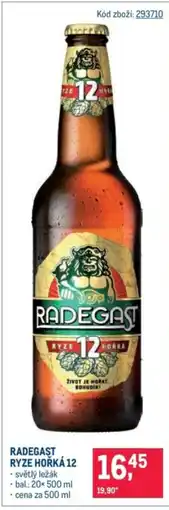 Makro Radegast Ryze hořká 12 nabídka