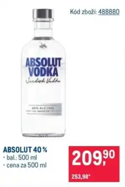 Makro Absolut 40% nabídka