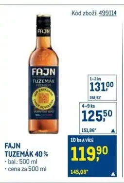 Makro Fajn Tuzemák 40% nabídka