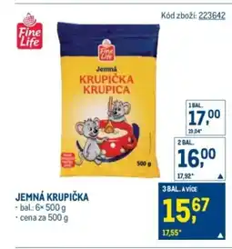 Makro Jemná krupička nabídka