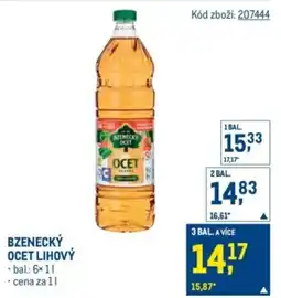 Makro Bzenecký ocet lihový nabídka