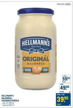 Makro Hellmann's majonéza, tatarská omáčka nabídka