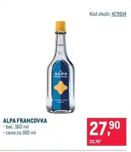 Makro Alpa Francovka nabídka