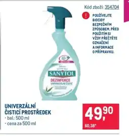 Makro Sanytol Univerzální čisticí prostředek nabídka