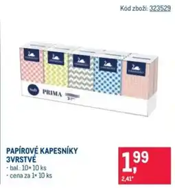 Makro Papírové kapesníky 3vrstvé nabídka