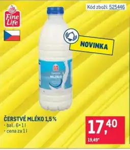 Makro Čerstvé mléko 1,5% nabídka