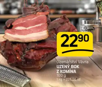 Flop Uzenářství vávra Uzený bok z komína nabídka