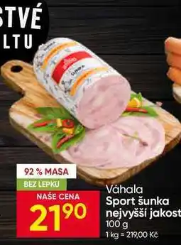 Hruška Váhala Sport šunka nejvyšší jakost nabídka