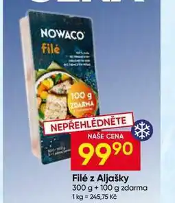 Hruška NOWACO Filé z Aljašky 300 g +100 g zdarma nabídka