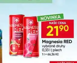 Hruška Magnesia RED vybrané druhy 0,33l plech nabídka