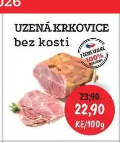 RABBIT řeznictví UZENÁ KRKOVICE bez kosti nabídka