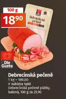 COOP TIP Debrecínská pečeně nabídka