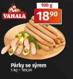 COOP TIP Párky se sýrem nabídka