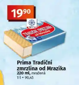 COOP TIP Prima Tradiční zmrzlina od Mrazíka nabídka