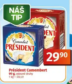COOP TIP Président Camembert nabídka