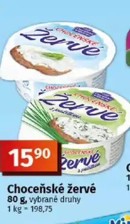 COOP TIP Choceňské žervé nabídka