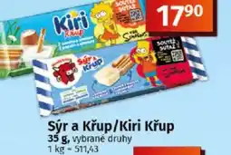 COOP TIP Sýr a Křup/Kiri Křup nabídka