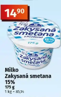 COOP TIP Milko Zakysaná smetana 15% nabídka
