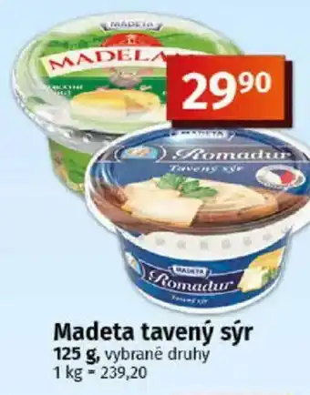 COOP TIP Madeta tavený sýr nabídka