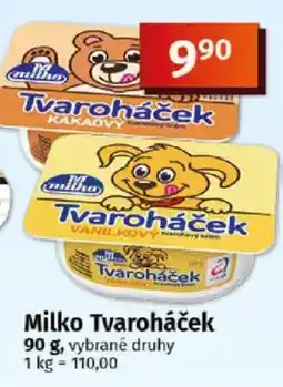 COOP TIP Milko Tvaroháček nabídka