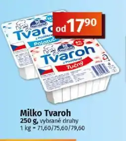 COOP TIP Milko Tvaroh nabídka