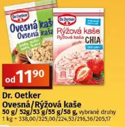 COOP TIP Dr. Oetker Ovesná/Rýžová kaše nabídka