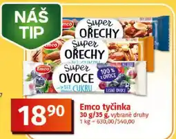 COOP TIP Emco tyčinka nabídka