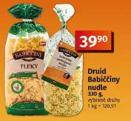 COOP TIP Druid Babiččiny nudle nabídka