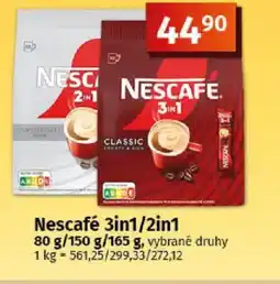 COOP TIP Nescafé 3in1/2in1 nabídka