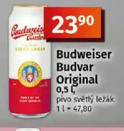 COOP TIP Budweiser Budvar Original nabídka