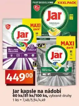 COOP TIP Jar kapsle na nádobí nabídka