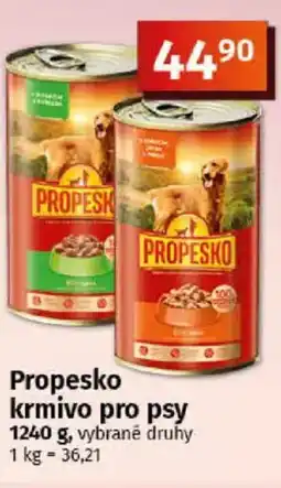 COOP TIP Propesko krmivo pro psy nabídka