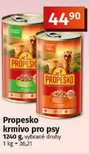 COOP TIP Propesko krmivo pro psy nabídka