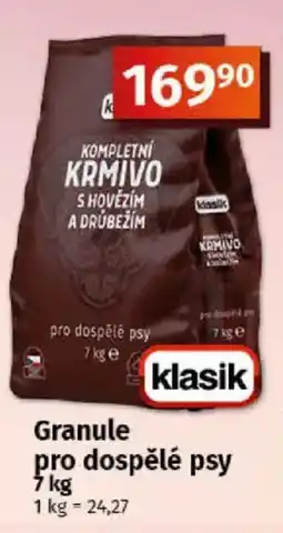 COOP TIP Granule pro dospělé psy nabídka