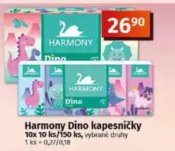 COOP TIP Harmony Dino kapesníčky nabídka
