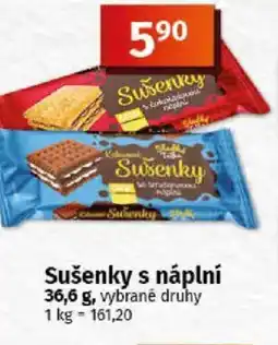 COOP TIP Sušenky s náplní nabídka