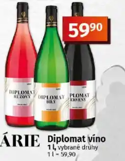 COOP TIP ÁRIE Diplomat víno nabídka