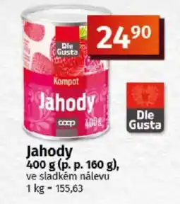 COOP TIP Jahody nabídka