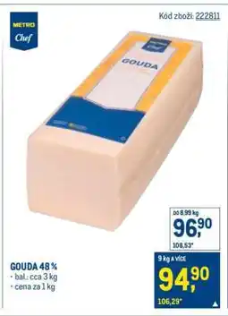 Makro Gouda 48% nabídka