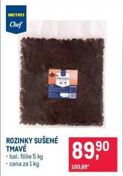 Makro Rozinky sušené tmavé nabídka