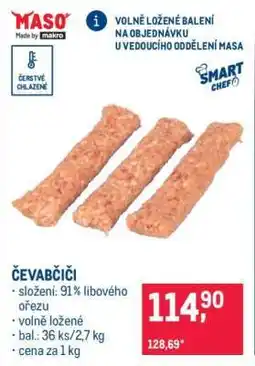 Makro Čevabčiči nabídka