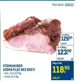 Makro STEINHAUSER UZENÁ PLEC BEZ KOSTI nabídka