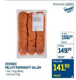 Makro STEINEX PÁLIVÝ PAPRIKOVÝ SALÁM nabídka